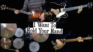 I Want To Hold Your Hand - Instrumental - Guitars, Bass and Drums Cover