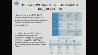 Критерии допуска совершеннолетних к занятиям спортом при заболеваниях ССС. Рекомендации 2020