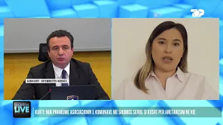 "Kosova nuk pranon asocacionin e komunave në shumicë serbe", Kurti i prerë - Shqipëria Live