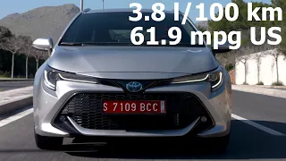 Toyota Corolla 2.0l Hybrid: fuel consumption (economy) in city (real-life test) :: [1001cars]