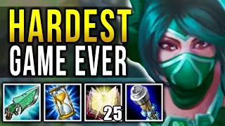 INSANE HARD-CARRYING WORST TEAM EVER! MOST DIFFICULT GAME OF MY LIFE! (DIAMOND) - League of Legends!