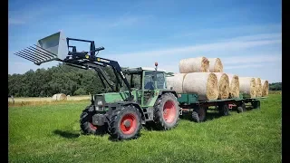 Fendt 309 LS Ballen fahren Cabview Uncut