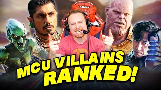 All MCU VILLAINS RANKED From Worst To Best! (Namor Included | Marvel Studios)