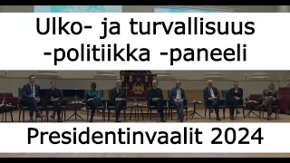 Ulko- ja turvallisuuspolitiikka | Presidentinvaalit 2024