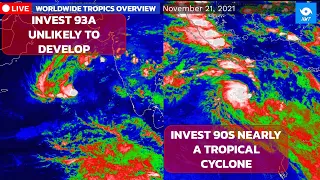 Worldwide Tropics Overview LIVE | November 21, 2021 15:00 UTC