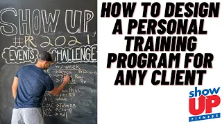 How to Design a Personal Training Program for ANY client | Show Up Fitness LIVE internship class SD