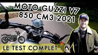 [TEST] MOTO GUZZI V7 850 !  ENFIN un moteur ! Test complet