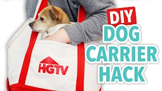 DIY Dog Carrier Hack - HGTV Handmade