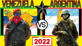 VENEZUELA and ARGENTINA Military Strengths Comparison (2022)