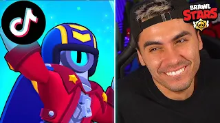 REAGINDO A TIK TOKS ENGRAÇADOS DE BRAWL STARS!! IMPOSSÍVEL NÃO RIR