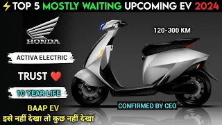 ⚡ TOP 5 Best Upcoming EV 2024 | Upcoming Electric Scooter | Best Electric scooter | Ev Auto gyan