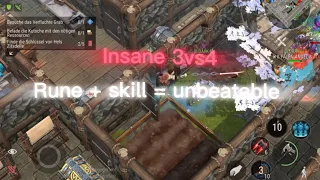 Frostborn/ pvp / 3vs4 insane raid defense / legendary loot
