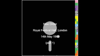 New Order, Royal Festival Hall, 14th May 1984 part 1