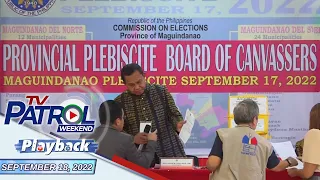 TV Patrol Playback | September 18, 2022