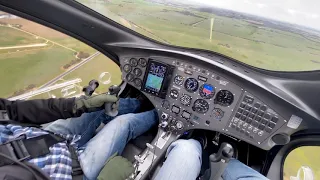 What happens if the engine fails in a gyroplane?