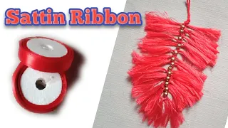 Satin Ribbon feather making/feather making/Anjuzz view creations