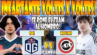 OG VS NOUNS BO3[GAME 1]TIMADO, WISPER, CEB, BZM VS YUMA, LELIS, GUNNAR - ELITE LEAGUE-DOTA- ESB