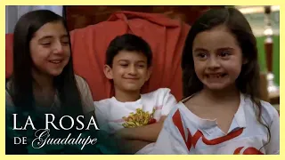 Lulú y Jaime quieren a Amalia como una hermanita | La Rosa de Guadalupe 2/4 | Solavino