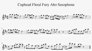 Cuphead Floral Fury Alto Saxophone