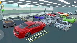 My Car Fleet in Car Simulator 2 | Bugatti Chiron | Audi R8 | Mustang GT | BMW i8 | Android Gameplay