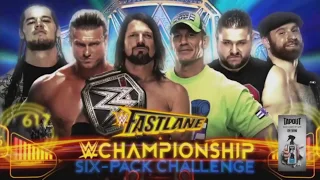 6- PACK Challenge- WWE Championship - FASTLANE 2018 ( SIMULATION