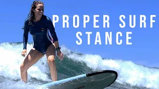 Proper Surf Stance For Beginners | Learn How to Surf Series