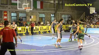 U16M - STELLA AZZURRA ROMA Vs. CANTERBURY - Torneo Inter. Cadete La Orotava 2015 ( BasketCantera.TV)