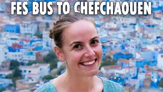 Fes to Chefchaouen bus - Travel Day Morocco Vlog