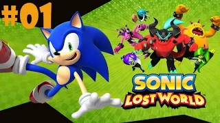 Sonic Lost World - Прохождение #01 (Windy Hill) (Wii U)