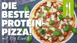 Die leckerste Proteinpizza - über 75g Eiweiß!