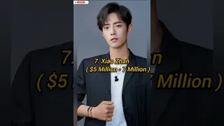 Top 10 Richest And Highest Paid Chinese Actors 💲🇨🇳✨| #shorts #shortsfeed #kdrama