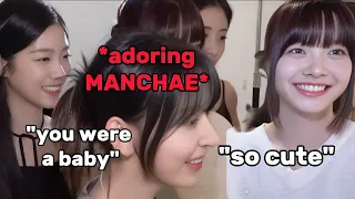 LE SSERAFIM unnies can't stop adoring their Maknae Eunchae