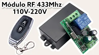 Módulo Relé Rf 433mhz 1 Canal 110v-220v 10a Controle Remoto