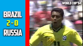 Brazil vs Russia 2 - 0 Highlight And All Goals World Cup 94