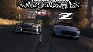 NFS Most Wanted 2005 - Razor vs Nissan Z Proto With Cops!