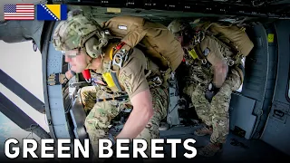 U.S. Army Green Berets | 10th SFG (Airborne) | Tactical Jumps in Bosnia & Herzegovina