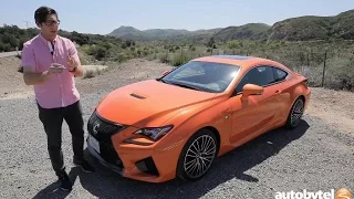 2017 Lexus RC F Test Drive Video Review