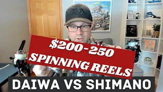 Shimano vs Daiwa! Who makes the best $200 SPINNING REEL??? Let's figure it out.