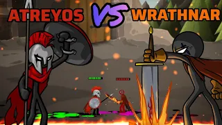 Stick War 3 Atreyos Vs Wrathnar Battle Between Spearton And Swordwrath Generals! Old Vs New Generals