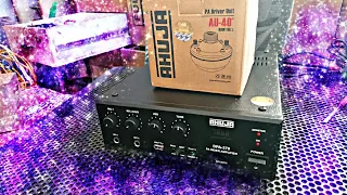 AHUJA DPA 370 AND AU 40 DRIVER UNIT UNBOXING & FULL REVIEW