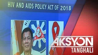 HIV and AIDS Policy Act, pirmado na ng Pangulo