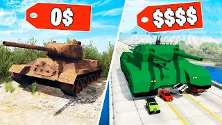 ТАНК СО СВАЛКИ или ТАНК ЗА 60.000.000$? - GTA 5 Сравнение Дешёвое и Дорогое (Моды ГТА 5)