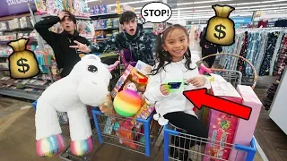 Little Sister Steals Our Credit Card And Spends $5,000 On Toys!