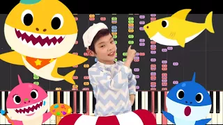 IMPOSSIBLE REMIX - Baby Shark Dance - PINKFONG - Piano Cover