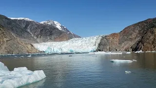 South Sawyer Glacier, Tracy Arm, Alaska Usa - Glacier Calving Shooting 20220626 173257