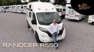 Randger R550 mit einer Länge von 5,48m/FIAT Ducato 2022 mit Elektrischen Hubbett und L-förmige Küche