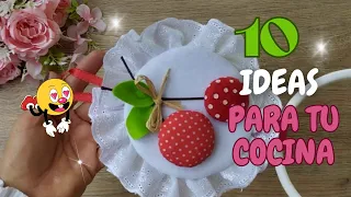 10 INCREIBLES IDEAS PARA ORGANIZAR Y DECORAR TU COCINA/IDEAS ÚTILES/DIY´S FOR KITCHEN/ ARTESANATO.