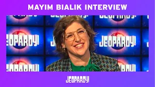 Mayim Bialik: Jeopardy! Guest Host Exclusive Interview | JEOPARDY!