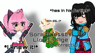 Sora guesses Lloyd’s (biological) Age | Gacha Life 2 | Meme/skit | Ninjago Dragons Rising