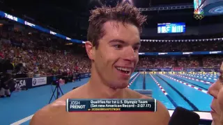 Olympic Swimming Trials | Josh Prenot Interview After 200-Meter Breast Win